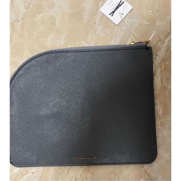 Anthropologie Luna Monochrome Commuter Clutch Pouch Bag - Picture 7 of 8